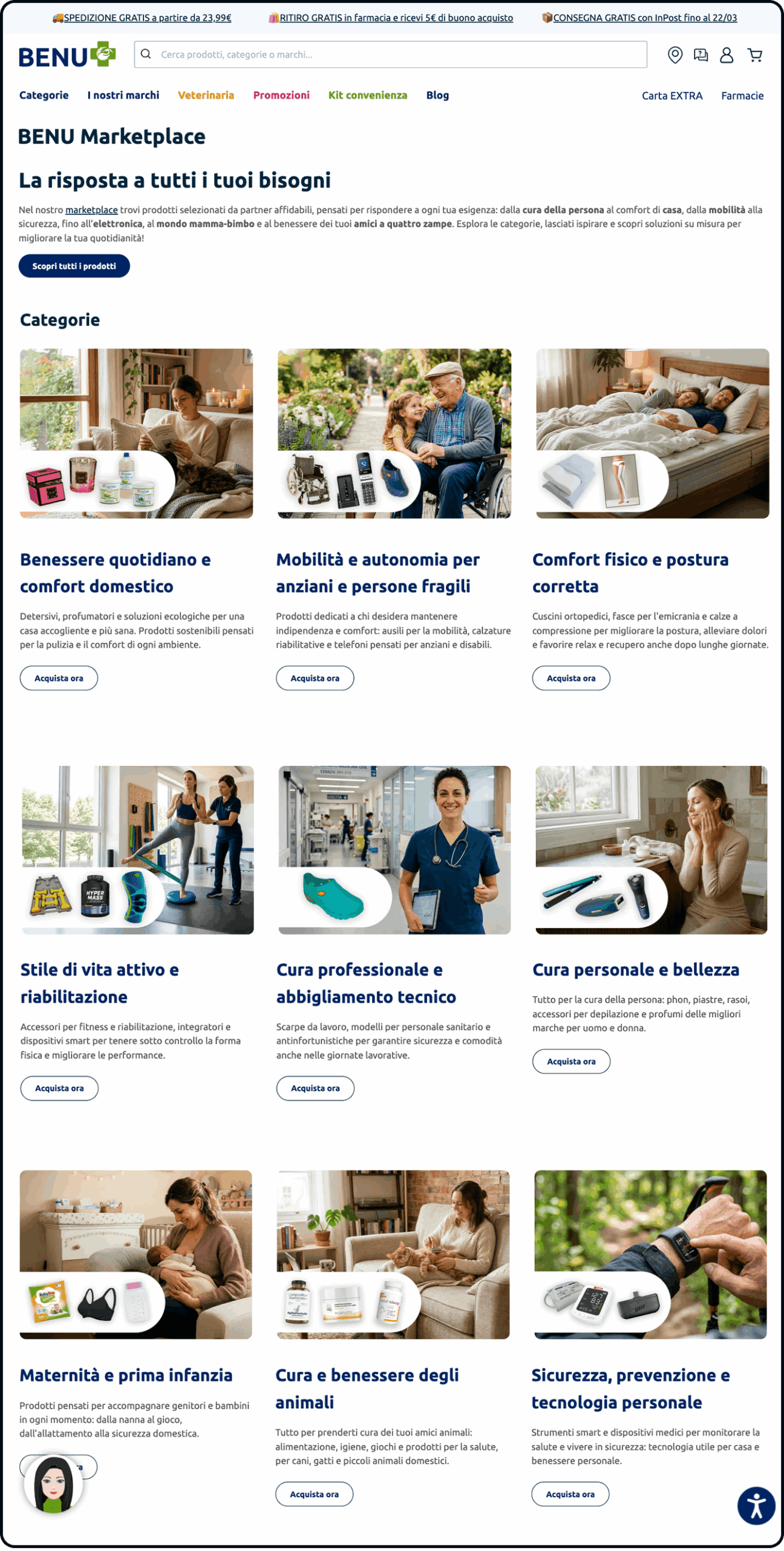 Home marketplace Benu