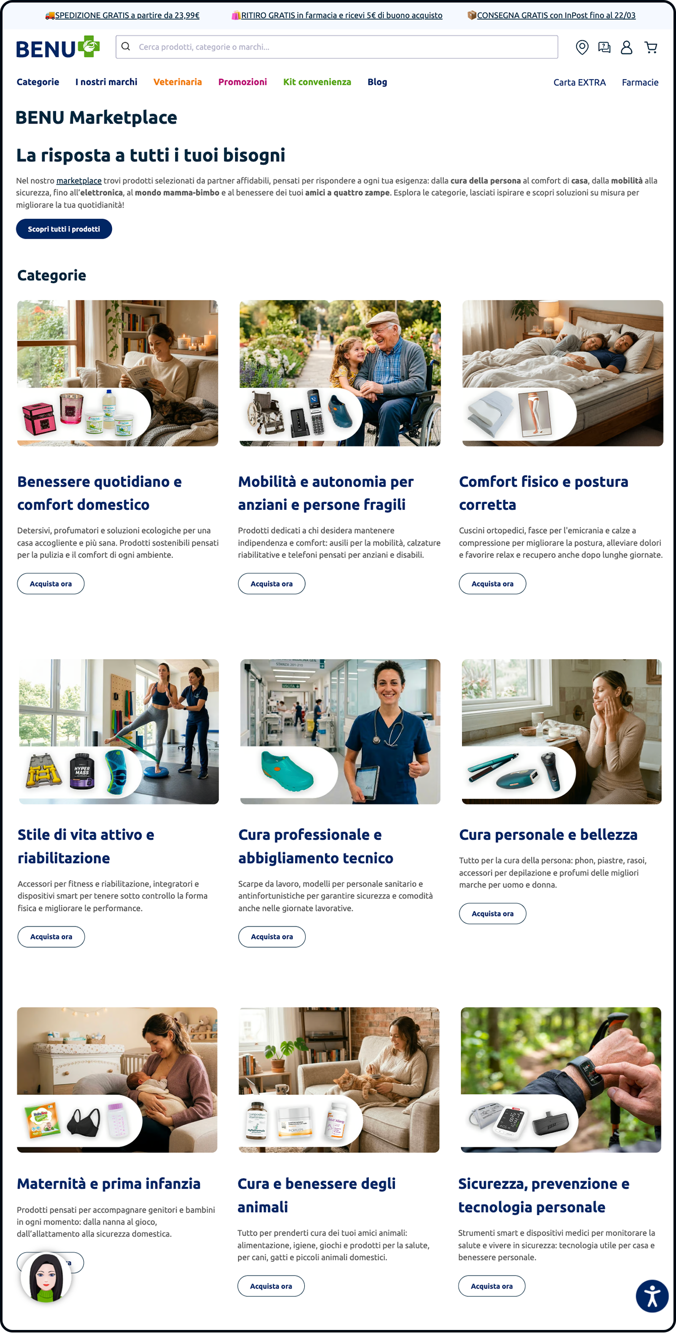 Home BENU Farma marketplace