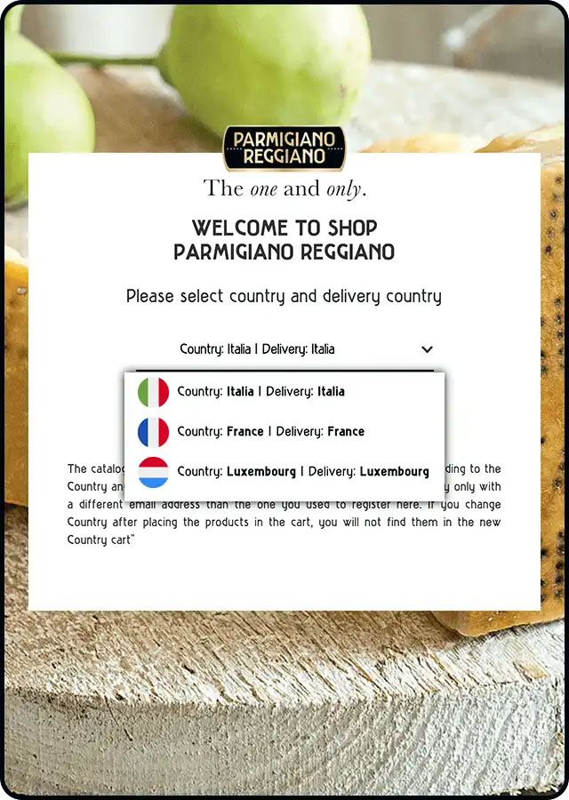 shop Parmigiano Reggiano country - Spotview