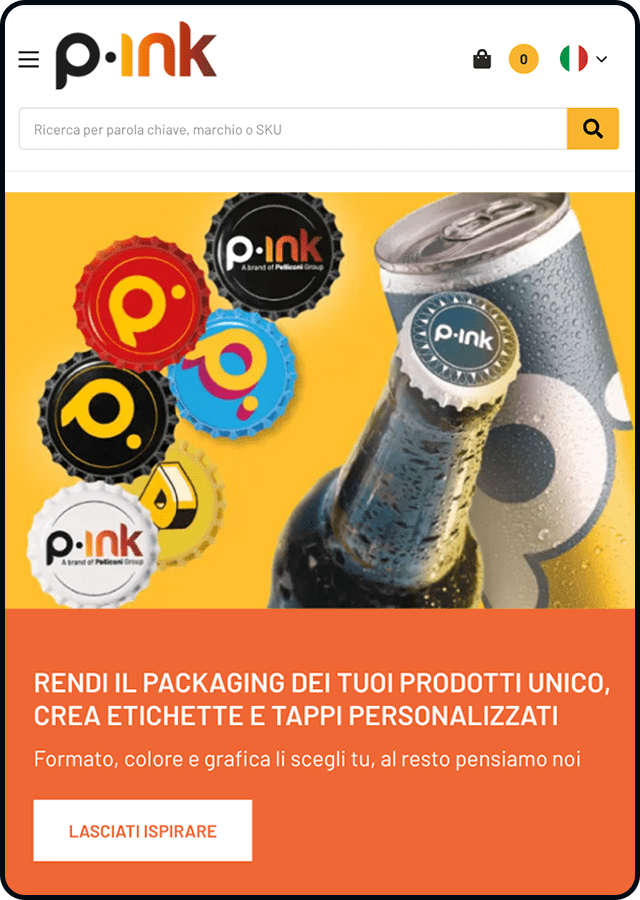 Sito Pink home - Spotview